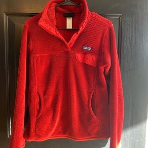 Patagonia Re-Tool Snap Pullover Women’s Medium Red